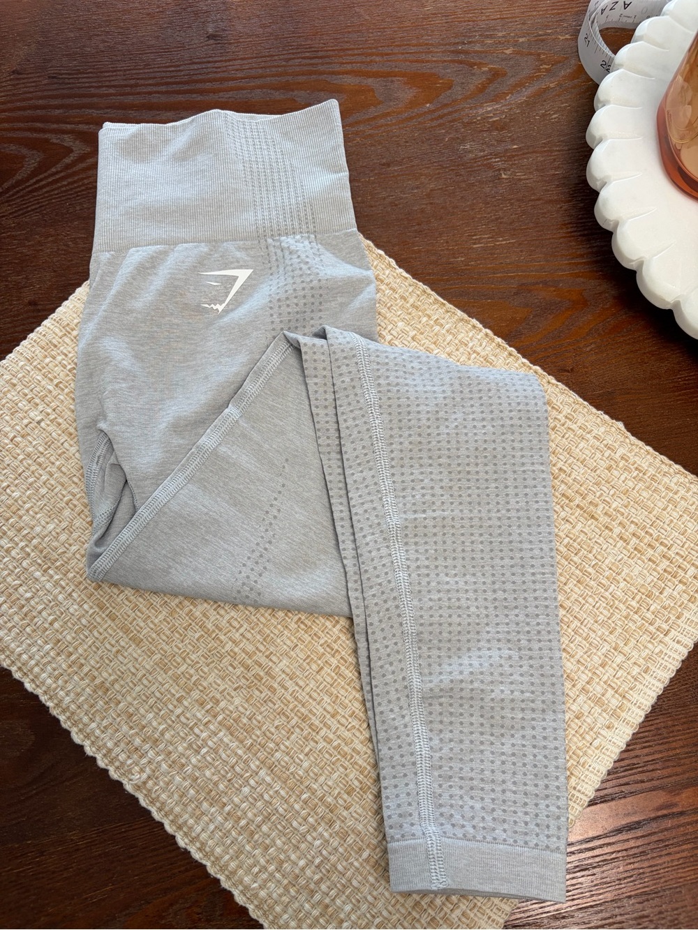Gymshark Light Gray Seamless Leggings